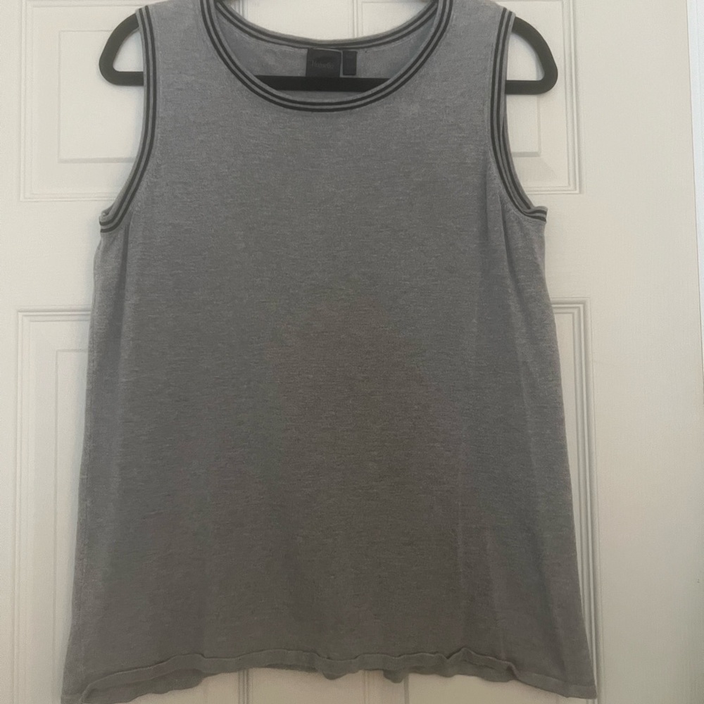 Rafaella Charcoal Gray Tank Top